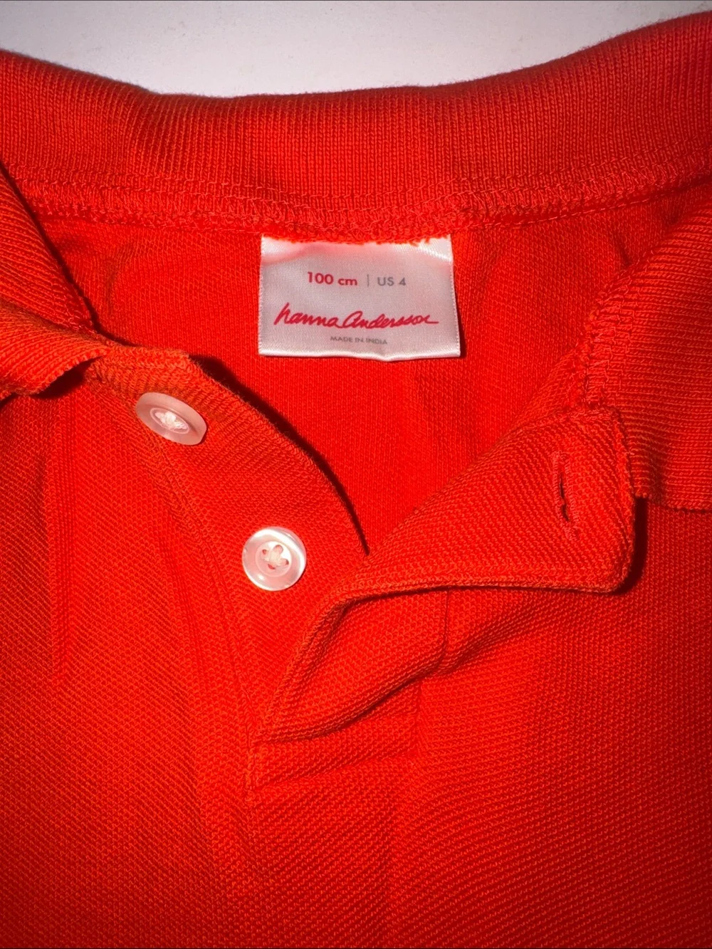 Hanna Andersson Orange Polo